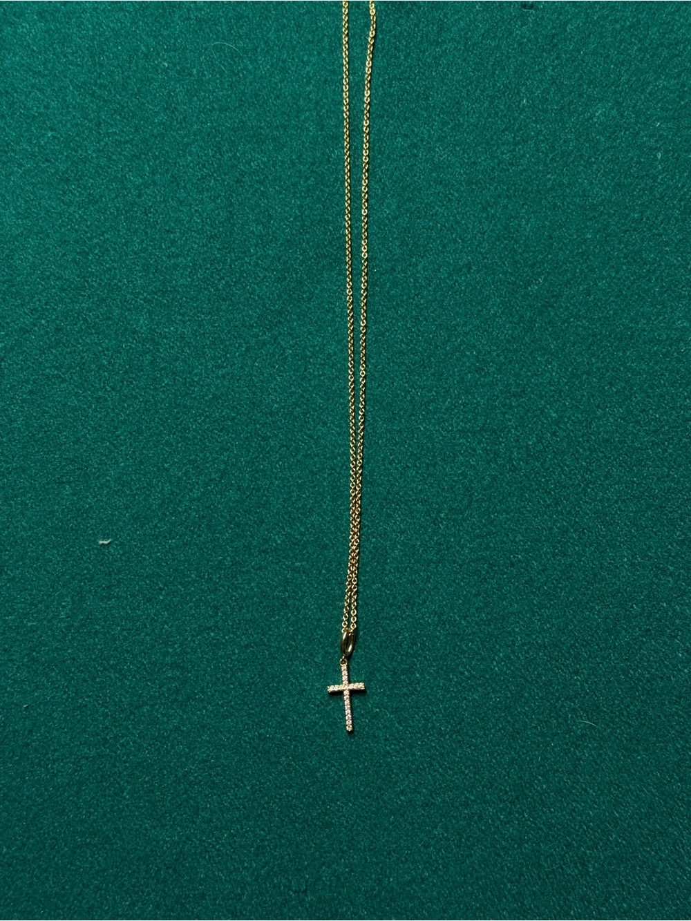 Electric Picks Dove Cubic Zirconia Cross Necklace - Picture 5 of 5
